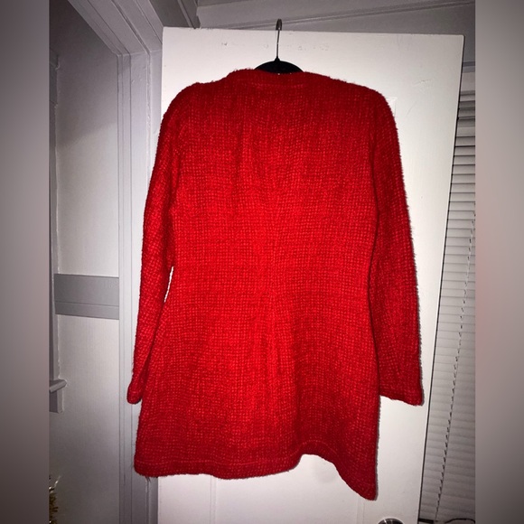 Zara Red Textured Blazer Dress - Picture 2 of 5